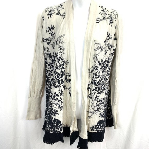 COPY - ANGEL OF THE NORTH Anthropologie CASHMERE Blend Cardigan Open Style Swea… - Picture 1 of 16